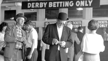 Kentucky Derby Betting windows in 1965.