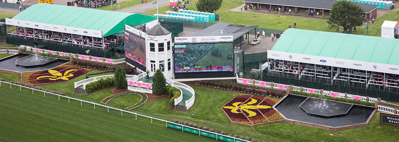 View of Turf Suites | Private Suites | Seats | Kentucky Derby