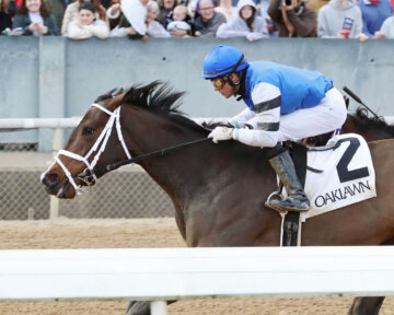 Hot and Sultry wins in The American Beauty S. at Oaklawn Park