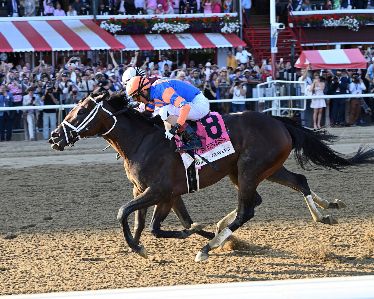 Fierceness wins the Travers S. at Saratoga