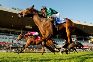 Scorching wins the Cup and Saucer at Woodbine. 