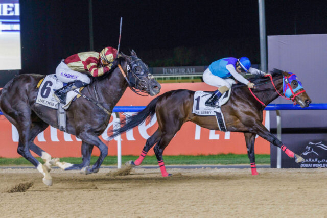 Admire Daytona holds off Heart of Honor in the UAE Derby
