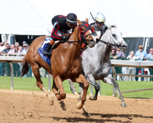 Banishing wins the Oaklawn Mile S. at Oaklawn Park. 