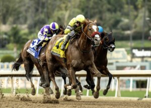 Katona wins the San Pasqual at Santa Anita.