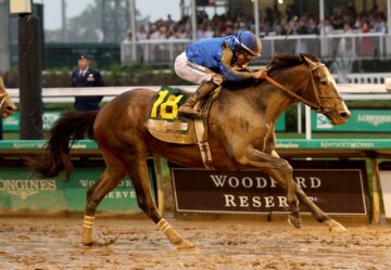Sovereignty winning the Kentucky Derby (G1) at Churchill Downs