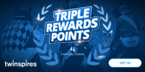 Triple points for Churchill Downs.