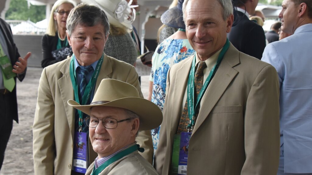 Jean Cruguet, Ron Turcotte, jockey of Triple Crown winner Secretariat, and Steve Cauthen.