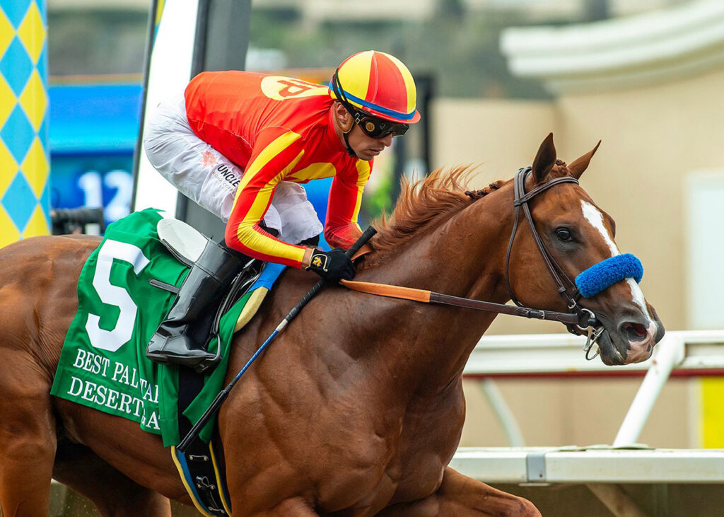 Desert Gate winning the Best Pal (G3) at Del Mar