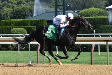 It's Our Time wins at Saratoga.