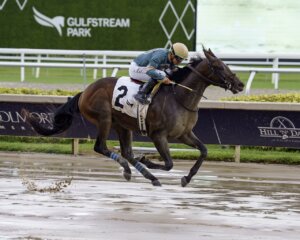 Diciassette wins the Proud Man at Gulfstream Park. 