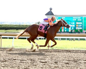 Further Ado wins at Keeneland.