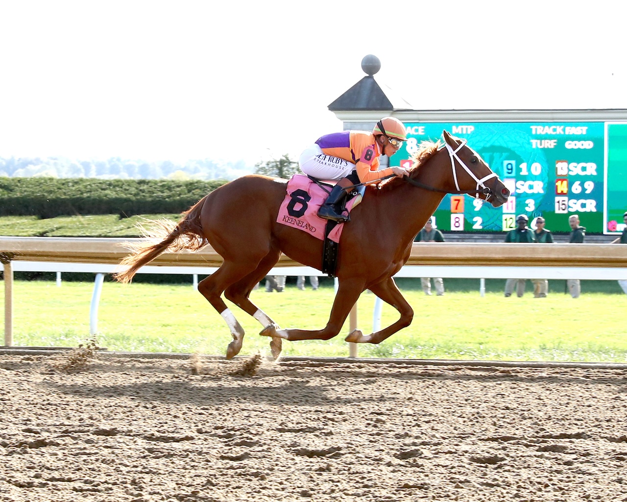 Further Ado wins at Keeneland.