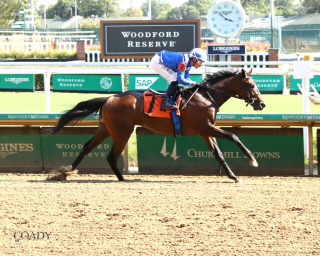 Ganaas wins at Churchill Downs.