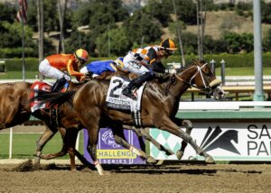 Intrepido wins the American Pharoah at Santa Anita.
