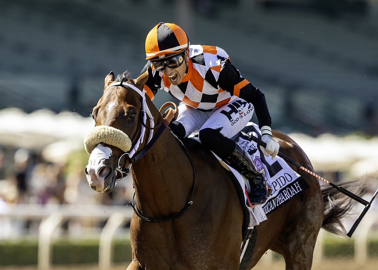 Intrepido wins the American Pharoah at Santa Anita.