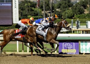 Intrepido wins the American Pharoah at Santa Anita.