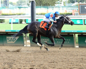On Time Girl wins at Churchill Downs.