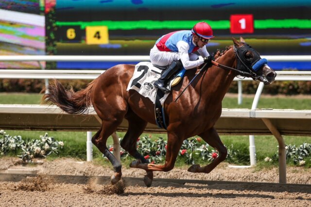 Buetane wins maiden race at Del Mar.