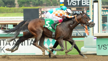 Mr. A. P. wins at Santa Anita 2025 (Photo by Benoit Photography)