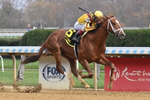 Courting wins at Aqueduct.