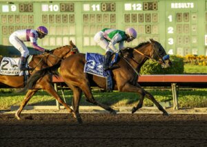 Consequent catches longtime leader Cashed in the Starlet (G2)