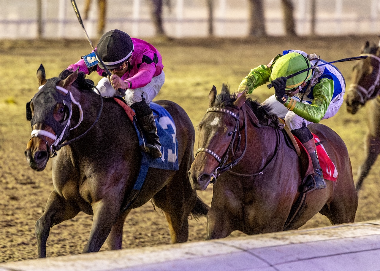 Hit Parade wins the Untapable at Fair Grounds.