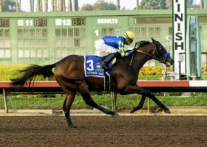 Litmus Test wins the Los Alamitos Futurity (G2)