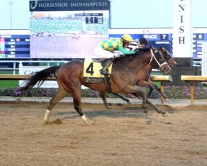 Quality Mischief wins at Horseshoe Indiana. 