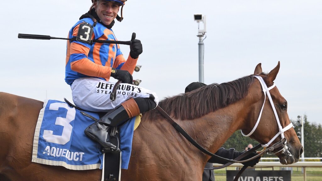 Zany wins the Demoiselle at Aqueduct.
