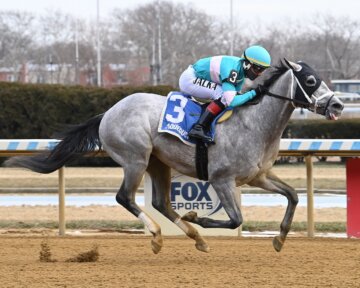 My World wins the Jerome Stakes at Aqueduct.