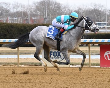 My World wins the Jerome Stakes at Aqueduct.