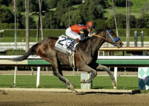 So Happy wins the San Vicente Stakes at Santa Anita