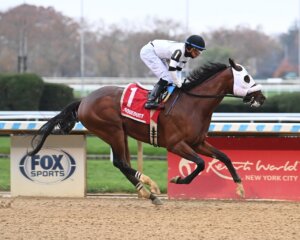 Tak to Me Jimmy wins at Aqueuduct. 