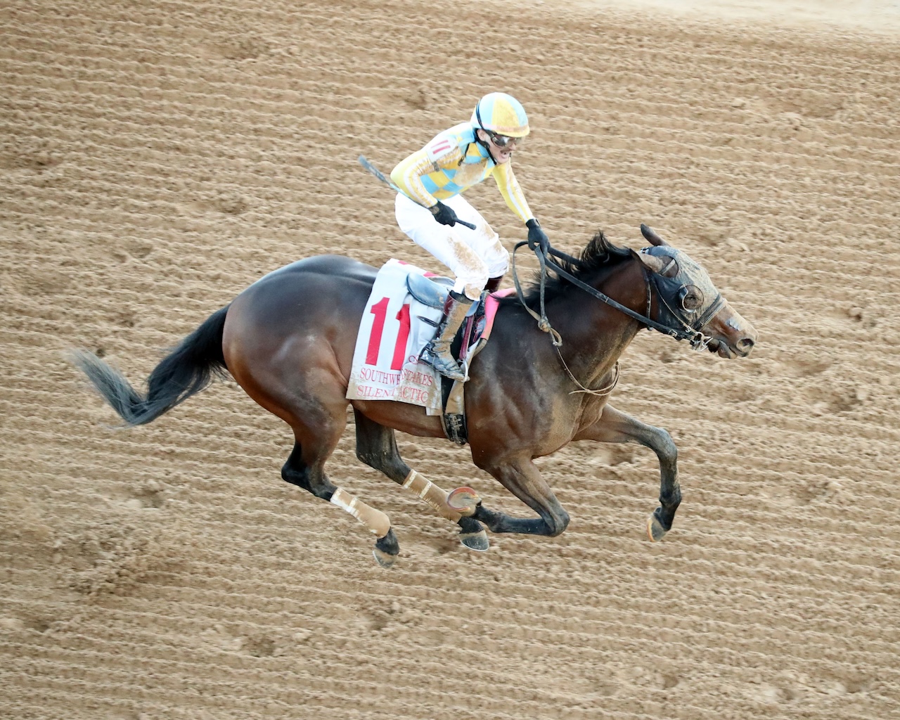 Silent Tactic wins the Southwest Stakes at Oaklawn Park.