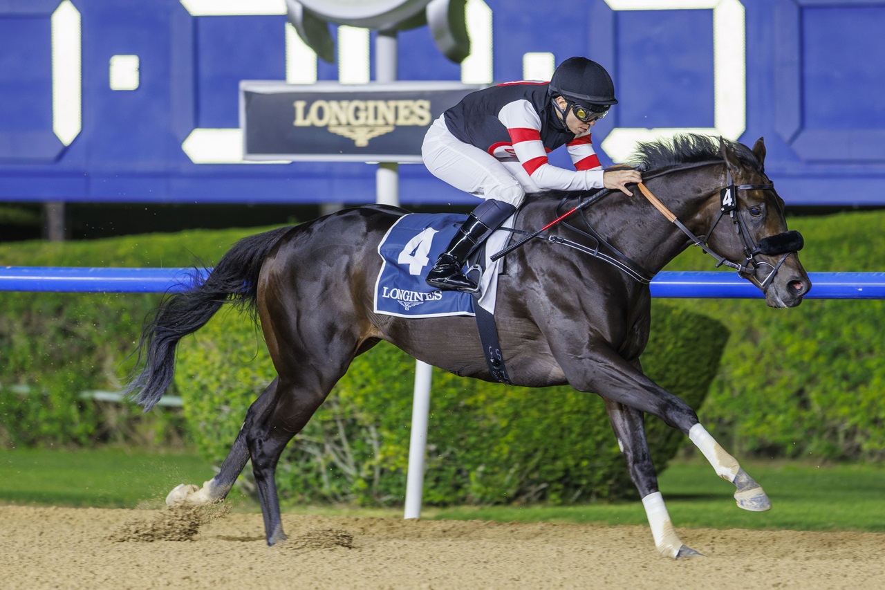 Six Speed wins the UAE 2000 Guineas