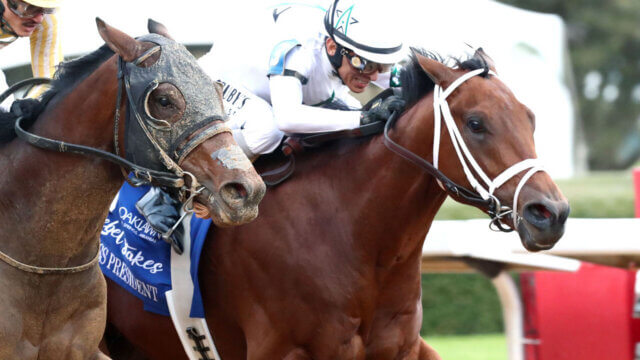 Class President (inside) fights back to nip Silent Tactic in the Rebel (G2) (Photo by Coady Media)