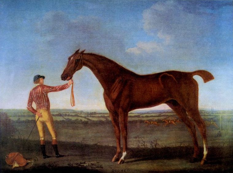 Painting of Diomed by John Nost Sartorius