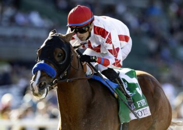 Potente wins the San Felipe at Santa Anita.
