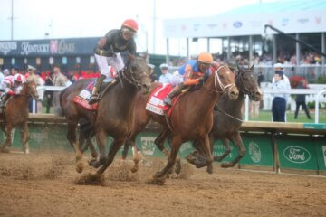 Golden Tempo wins the Kentucky Derby at Churchill Downs.