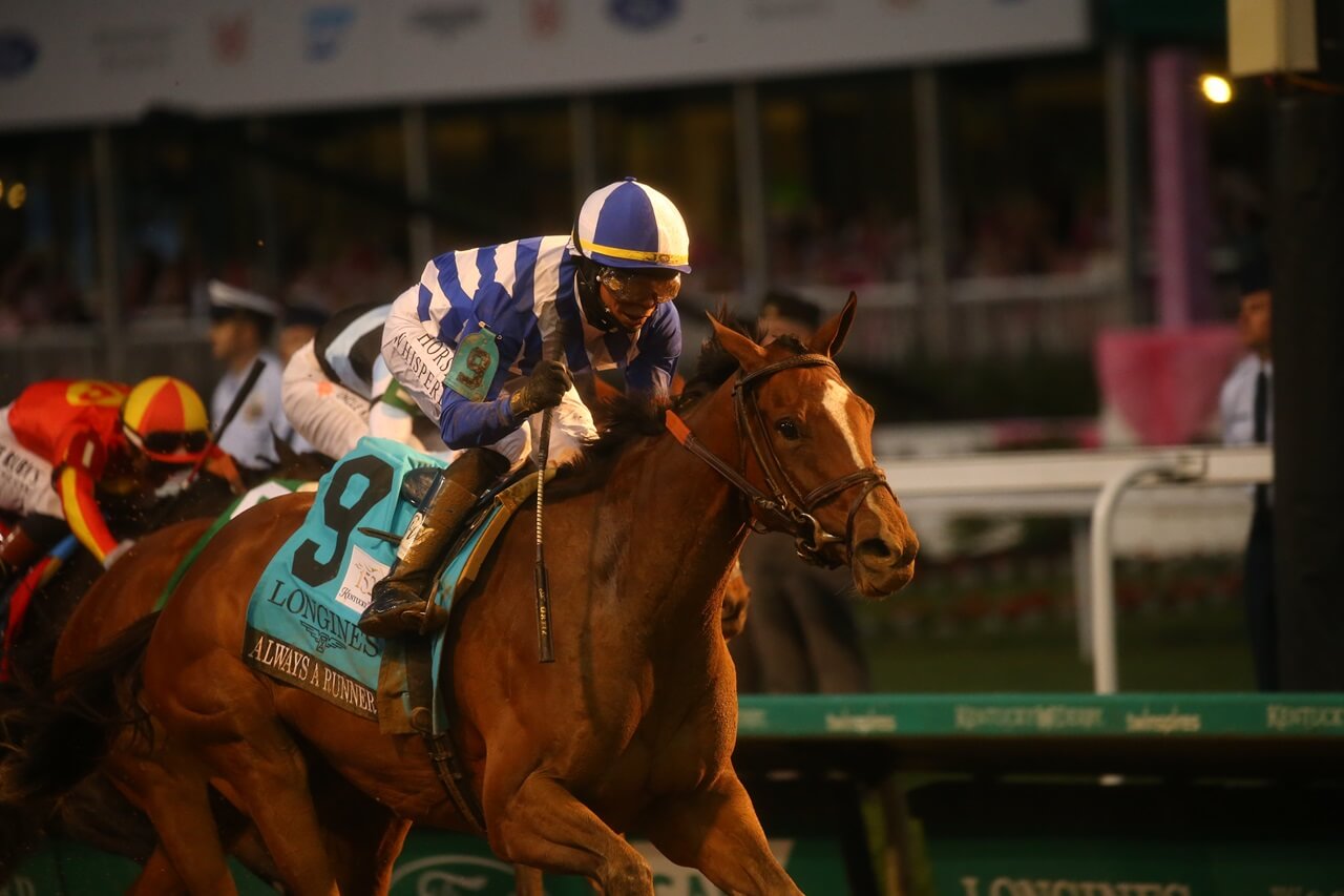 Always a Runner wins the Kentucky Oaks