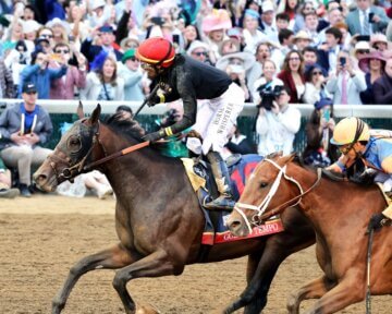 Golden Tempo edged Renegade in the Kentucky Derby (G1)