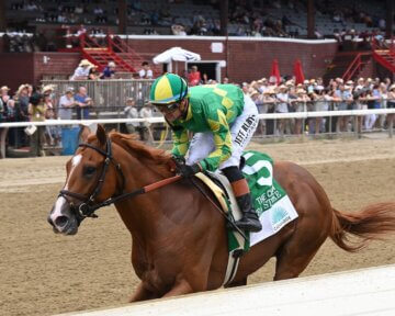 Sea Strike wins the Curlin.