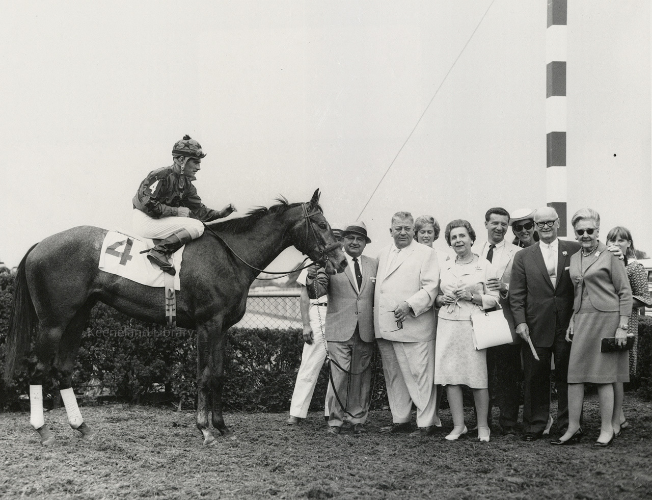 Native Street after romping in the 1965 Sorority S. at Monmouth Park