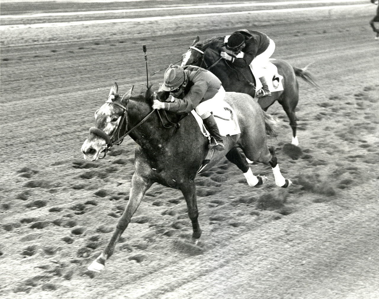 Native Street winning the second division of the Jasmine S. at Hialeah in 1966
