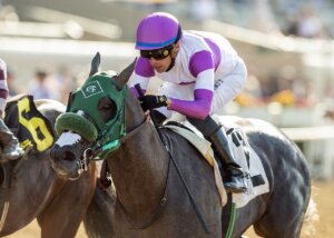 Net Par wins the Graduation Stakes at Del Mar. 