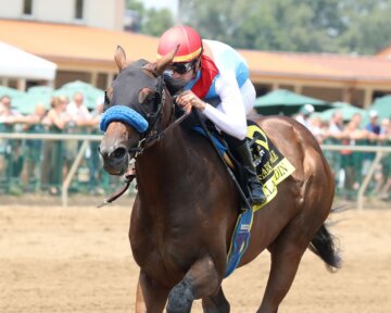 Salahudin wins the Ellis Park Juvenile