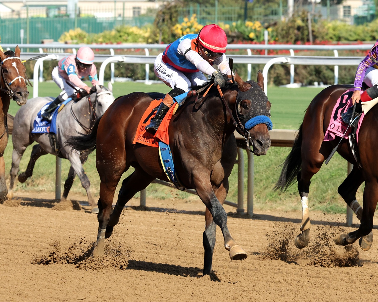 Salahudin captured the Iroquois (G3) to kick off the Road to the Kentucky Derby (Photo by Coady Media)