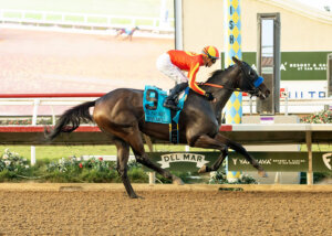 Miss Monica wins the Del Mar Debutante at Del Mar Racecourse. 